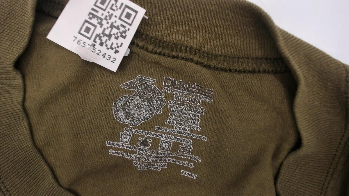 Y2K Duke Olive Green T-Shirt Boxy Crew Neck Plain Tee Medium M