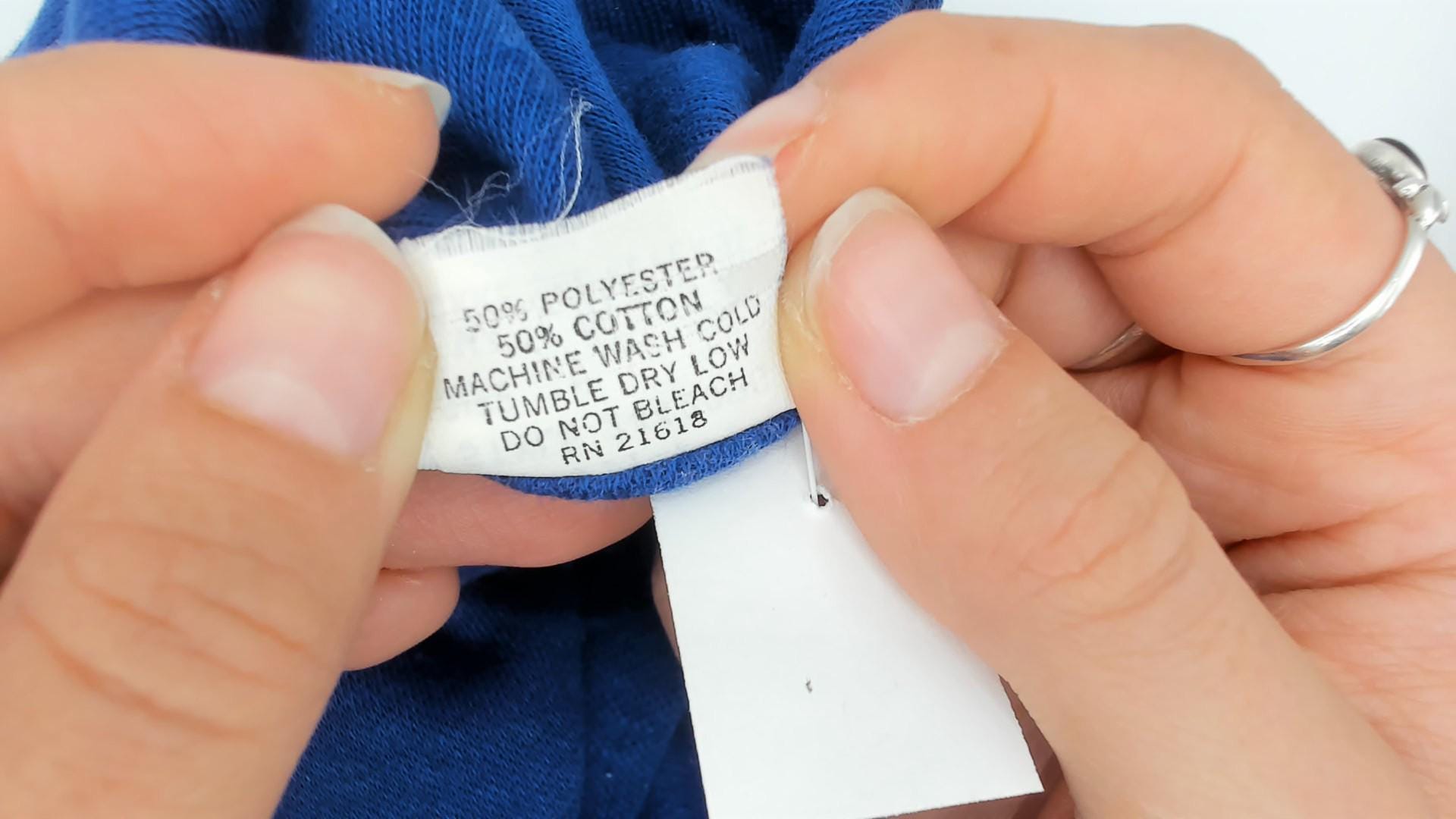 80s Favorites Brand Royal Blue Turtleneck Long Sleeve Cotton Blend Extra Large XL