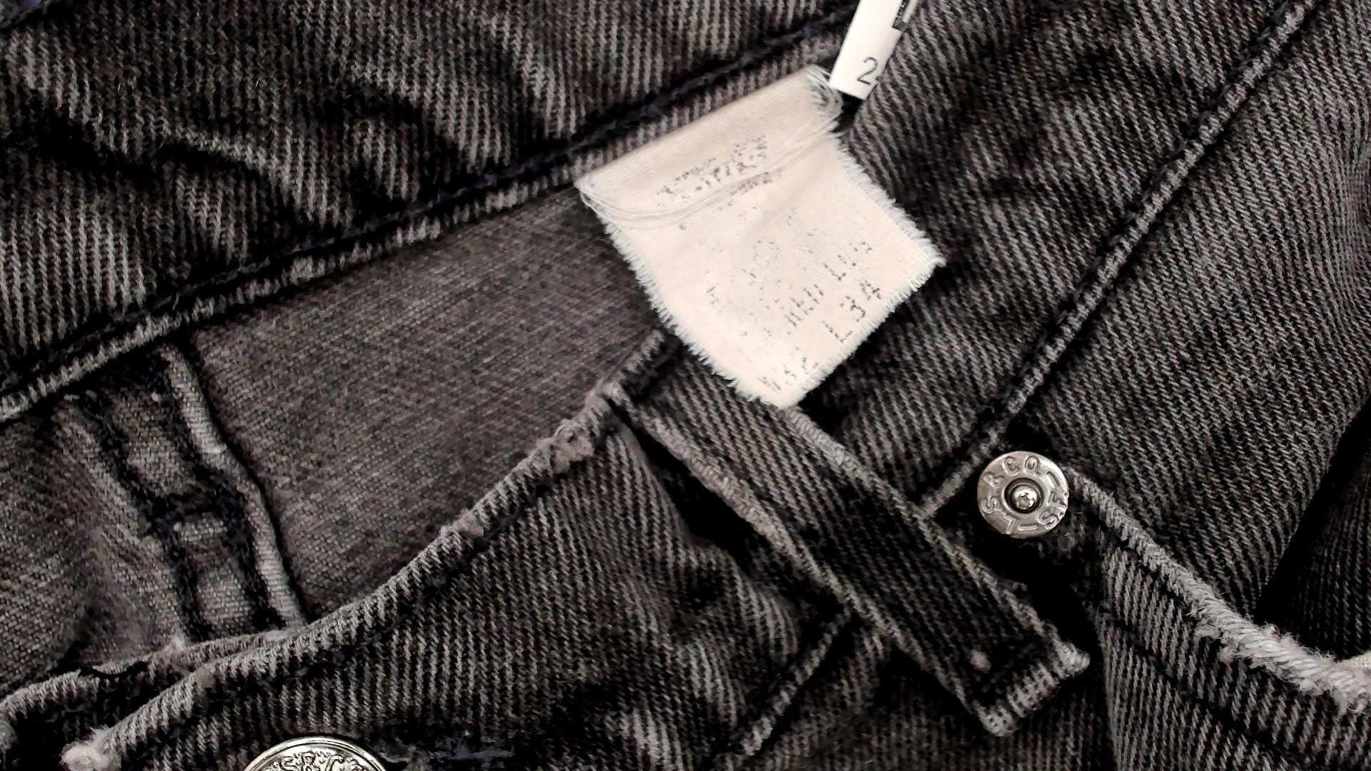90s Levi's 560 High Waist Jeans Black Denim Faded Charcoal Large L