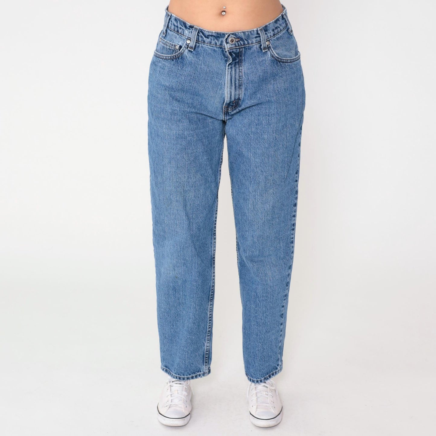 90s Levi's SilverTab Loose Straight Denim Light Wash High Rise W32 L30
