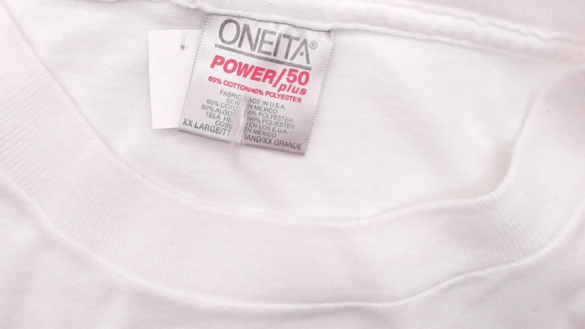 90s Oneita Beary Heavenly Angel Teddy Bear Graphic Tee White Plus Size XXL