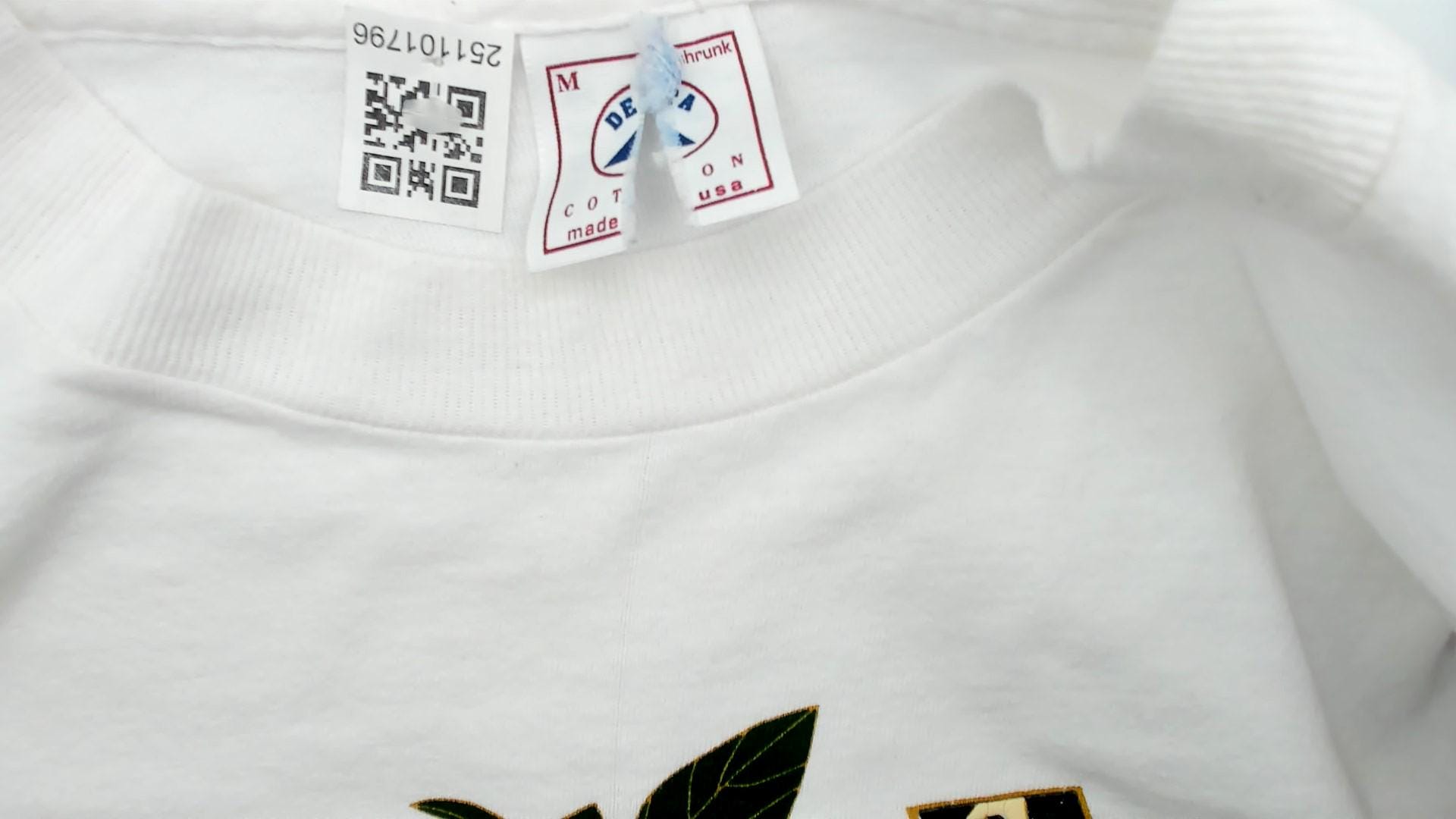 90s New York Celestial Graphic T-Shirt White Cotton Medium M