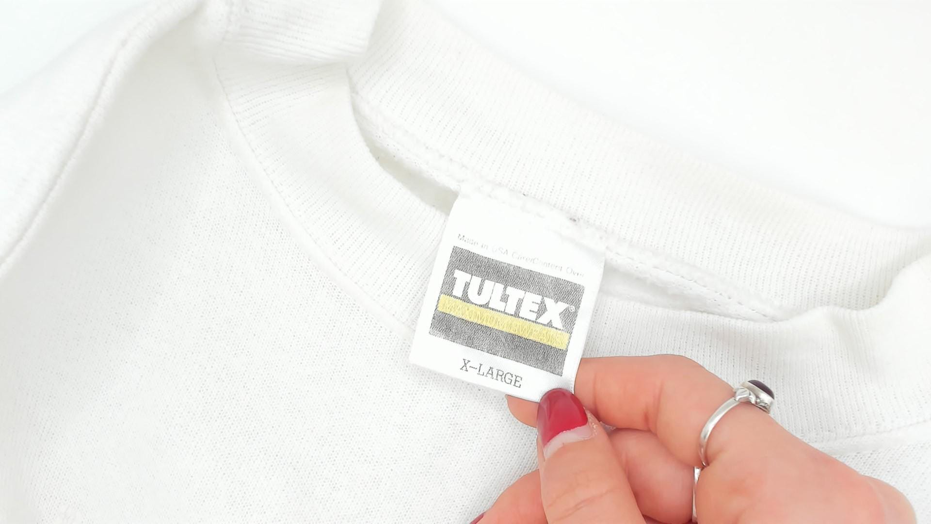 90s Tultex Southwestern Cow Skull Sweatshirt White Pastel Geometric Crewneck Extra Large XXL