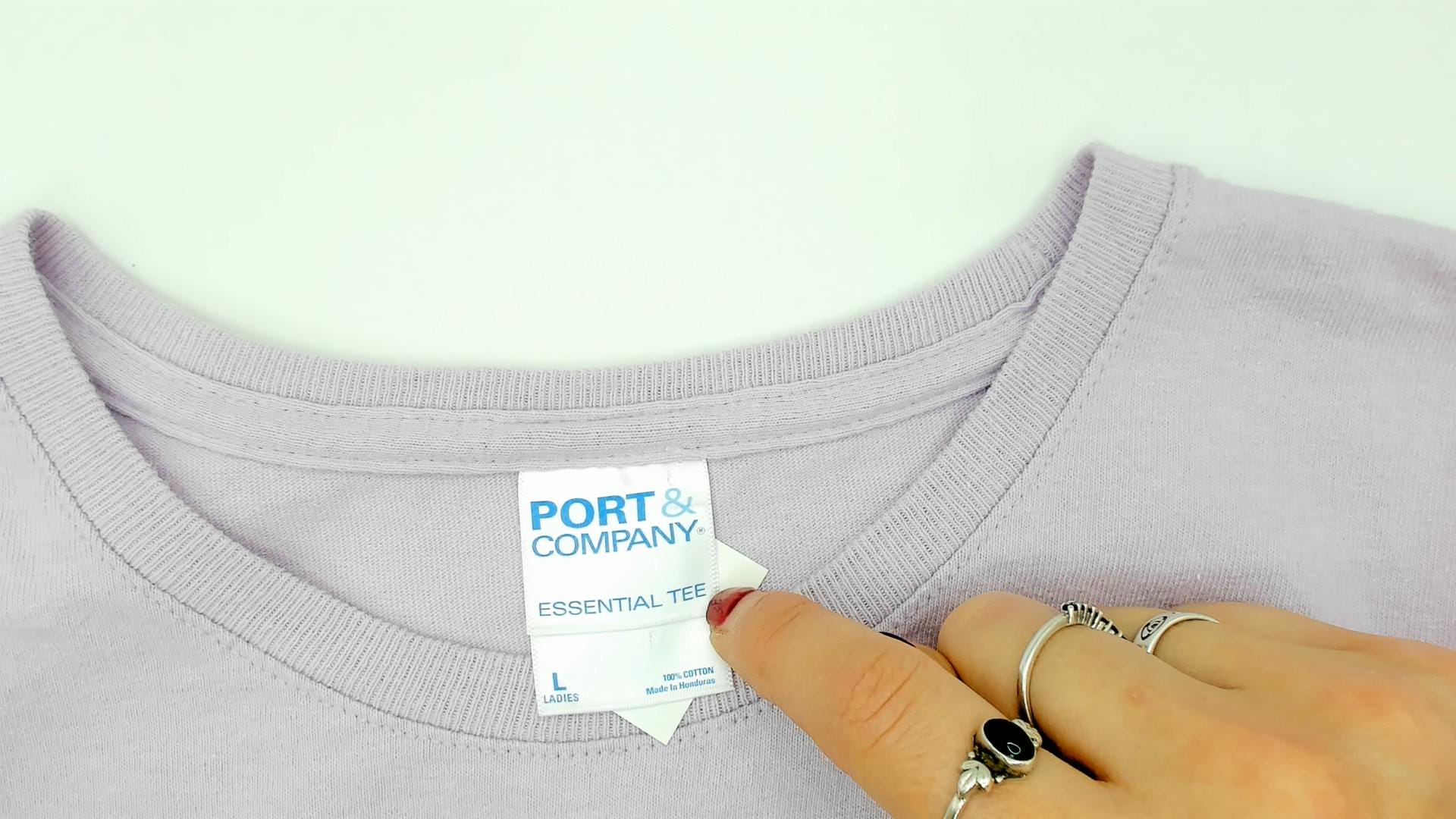 00s Port & Company Stay At Home Cat Mom Graphic Tee Lavender Large L