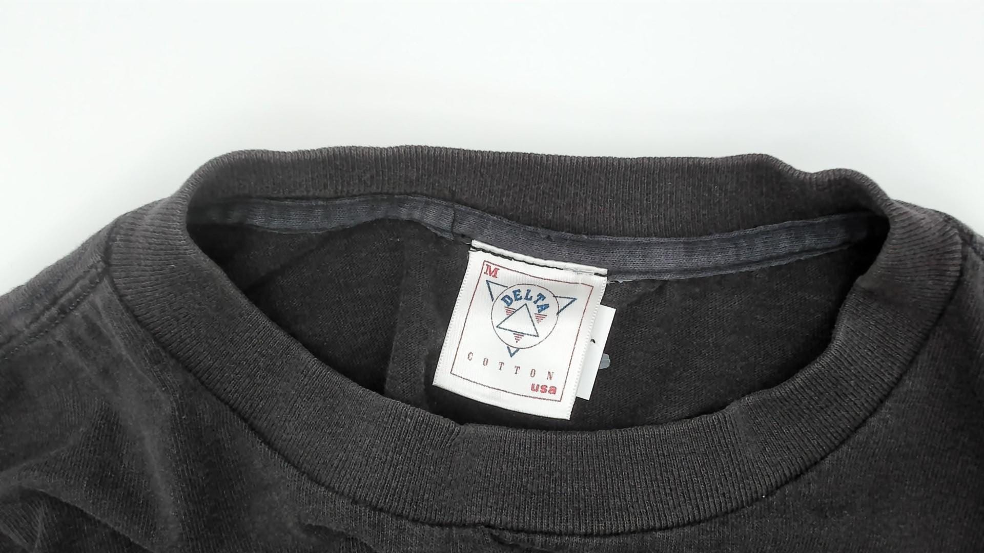 90s MS Maasdam Cruise Ship Graphic Tee Black Cotton Nautical Medium M