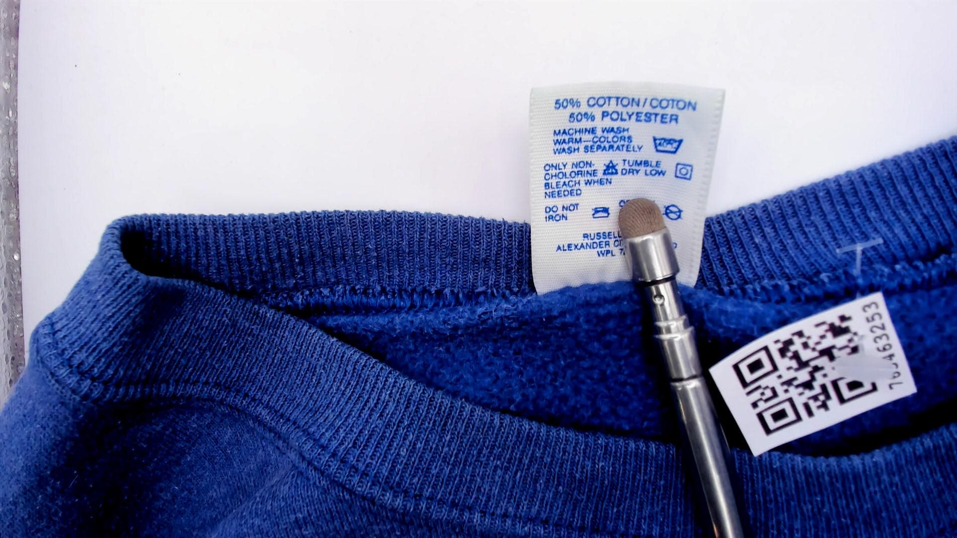 90s Jerzees Haven Hill Cropped Sweatshirt Cobalt Blue Graphic Crewneck Extra Large XL