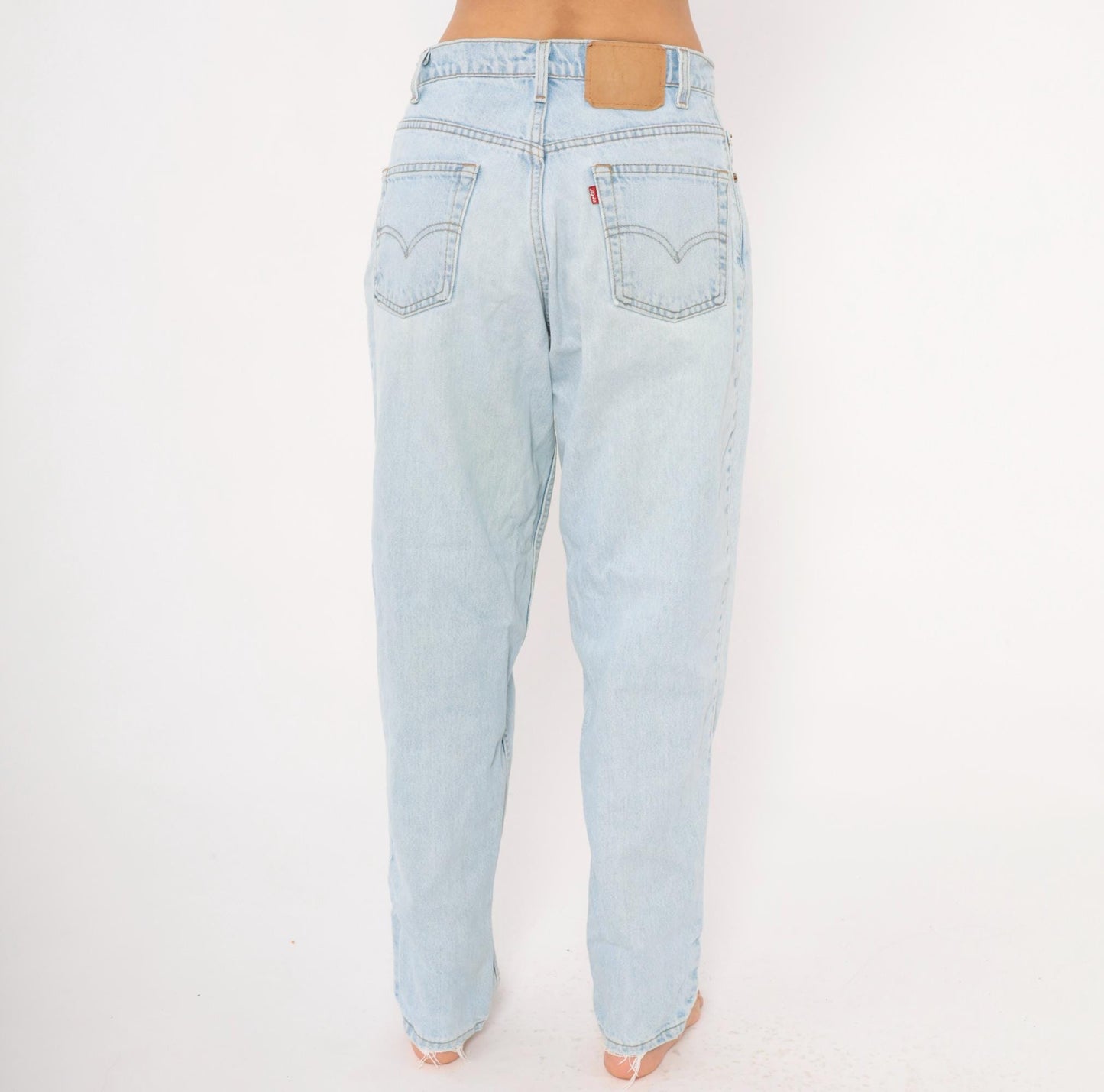 90s Levi's 560 Light Wash High Rise Tapered Jeans 31x32