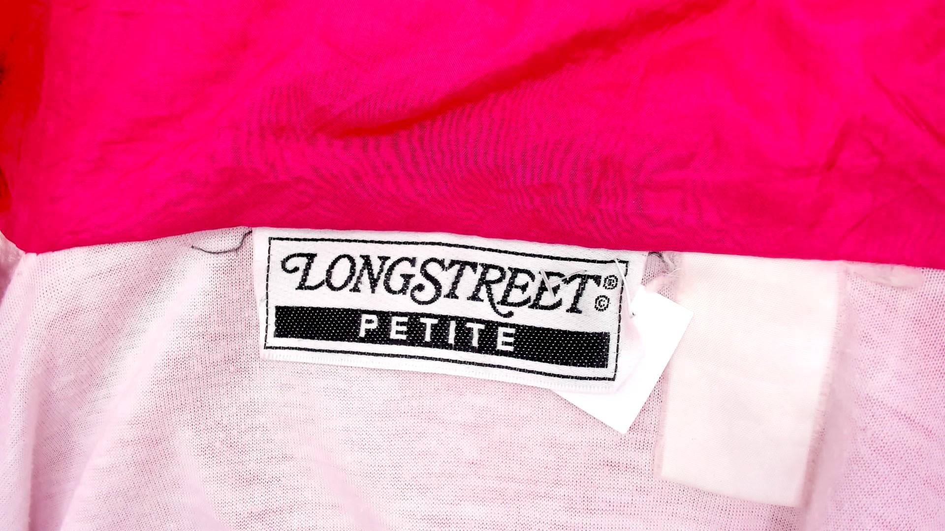 90s Longstreet Colorblock Windbreaker Hot Pink Purple Yellow Teal Small