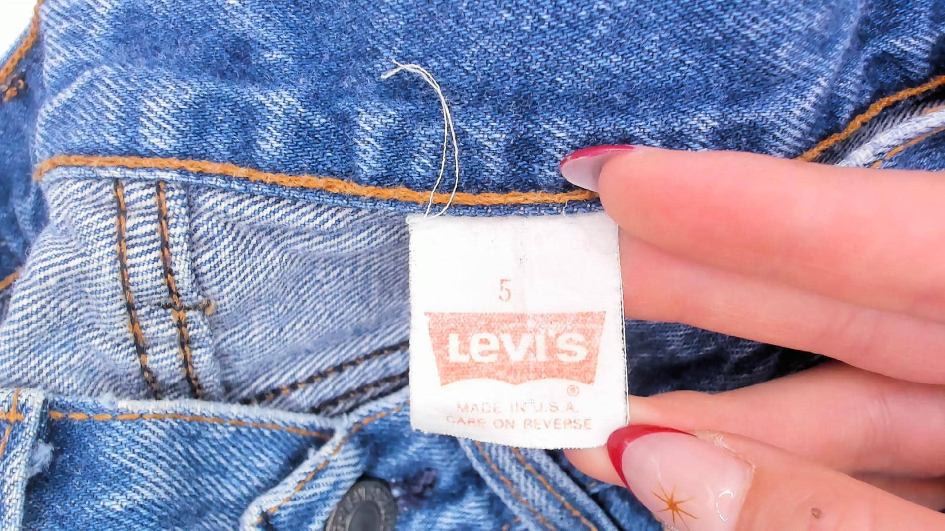 80s Levi's High Waist Straight Leg Jeans Medium Wash Button Fly Extra Small XS