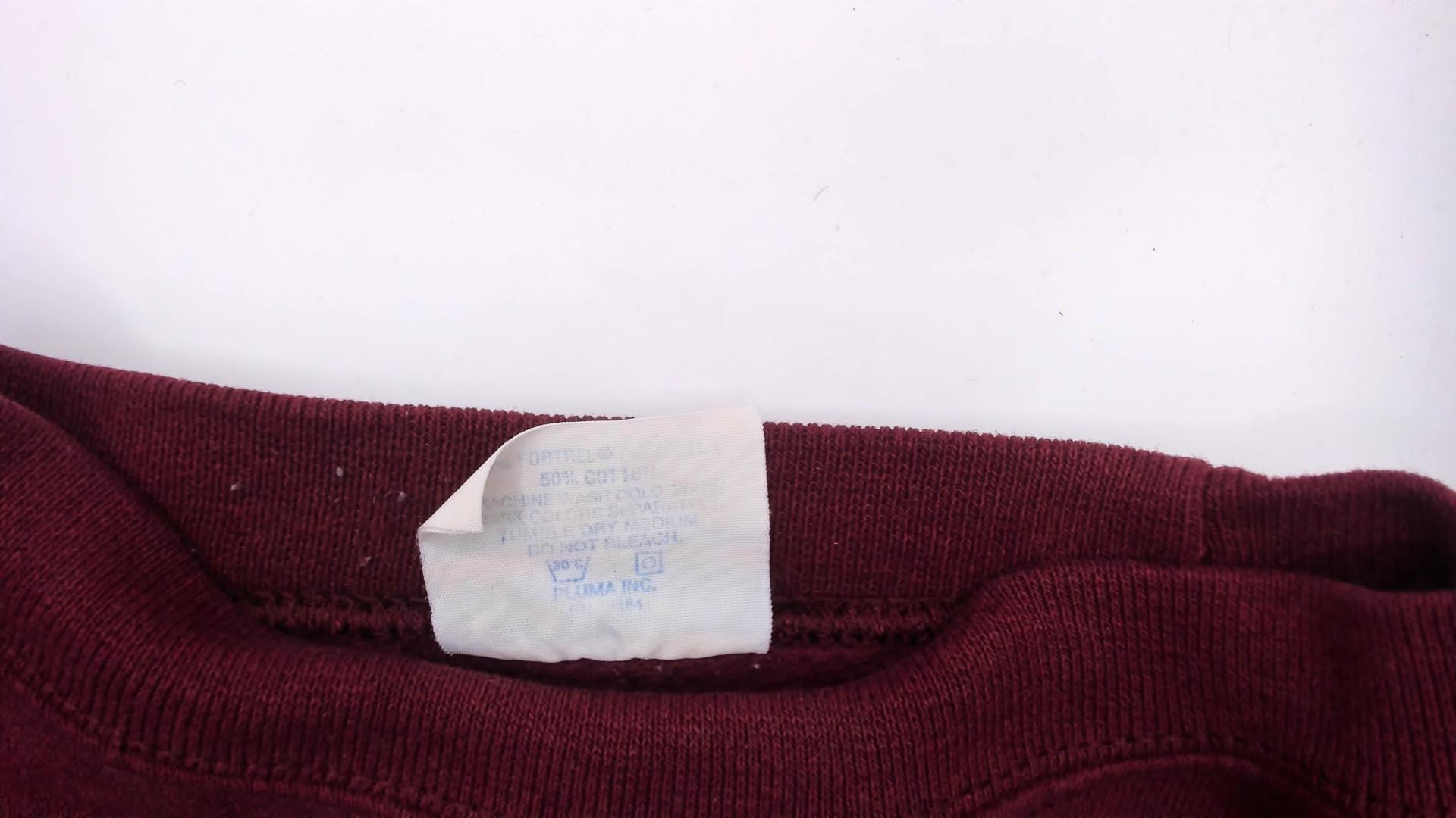 90s Santee Gatlinburg Tennessee Fiddle Sweatshirt Burgundy Crewneck Medium M