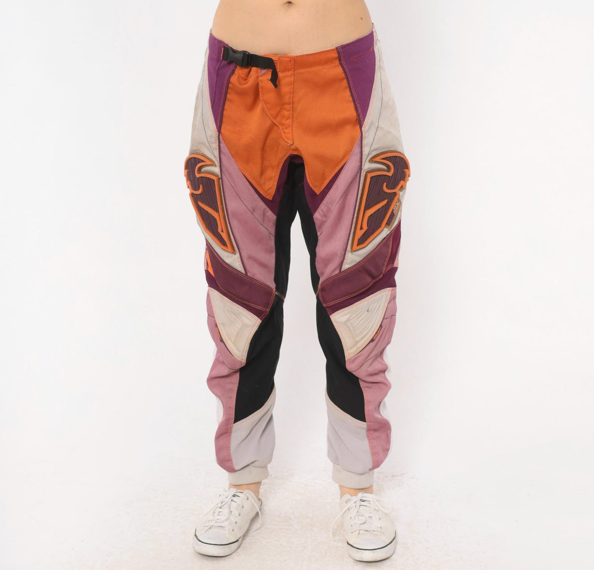 Thor Motocross Pants 2000s Purple Orange Pink Color Block Racing Moto Small