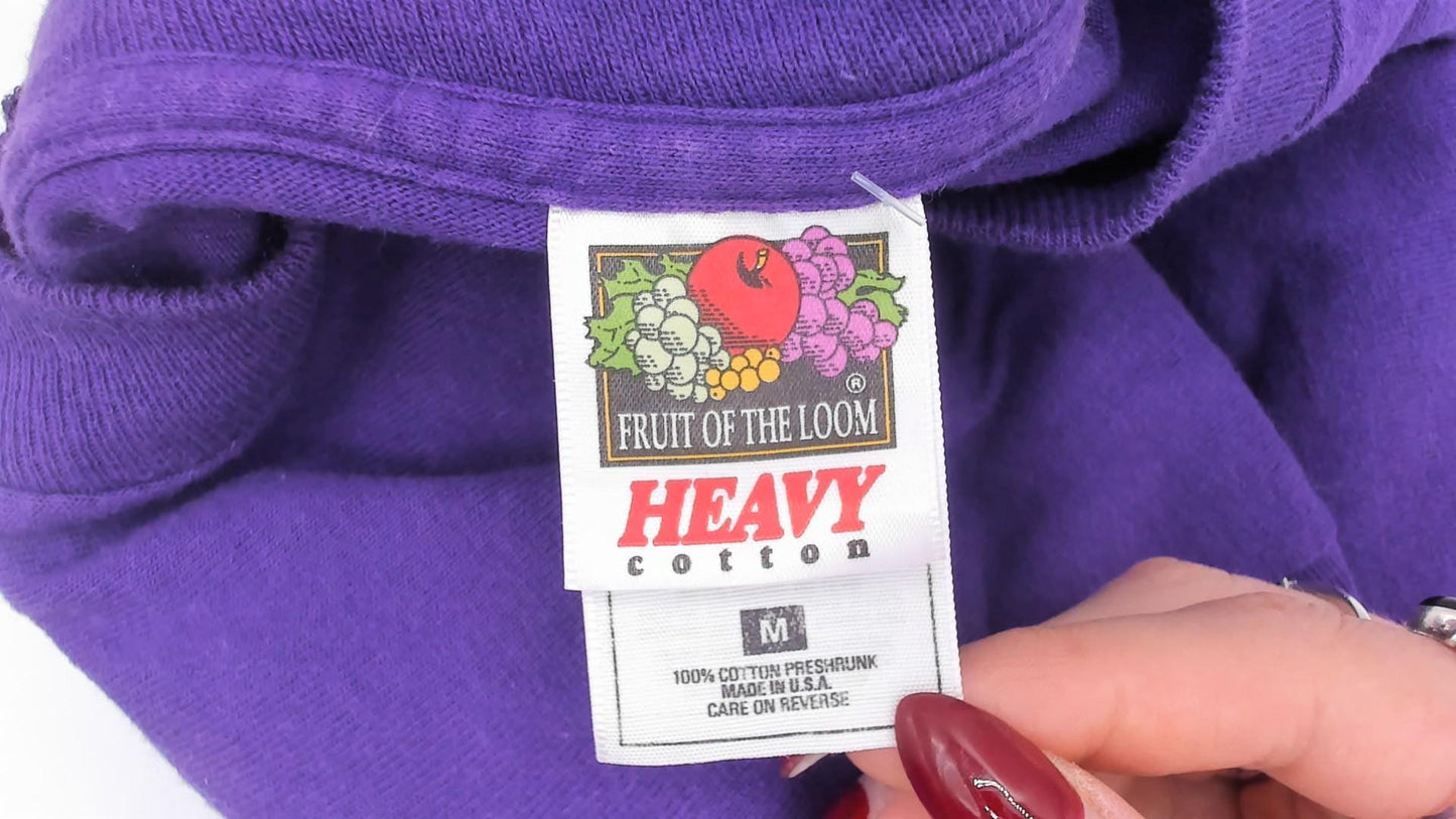 90s Colorado Aspen Trees Graphic Tee Fruit Of The Loom Purple Cotton Medium