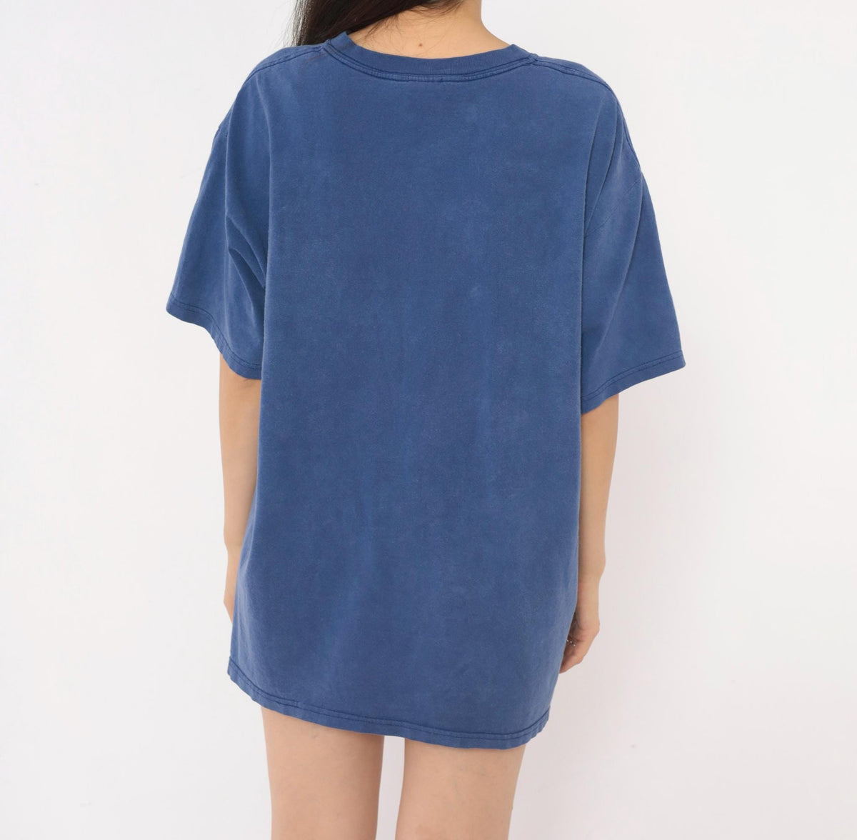 90s Anvil Alaska Graphic Tee Cobalt Blue Cotton Faded Print Extra Large