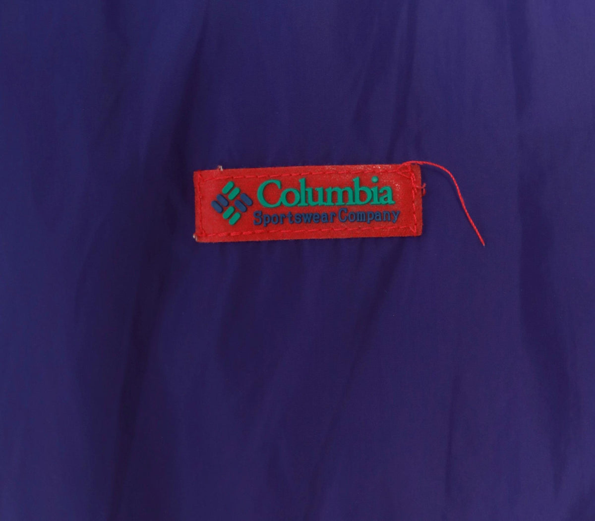 90s Columbia Reversible Bomber Jacket Red Purple Color Block Medium