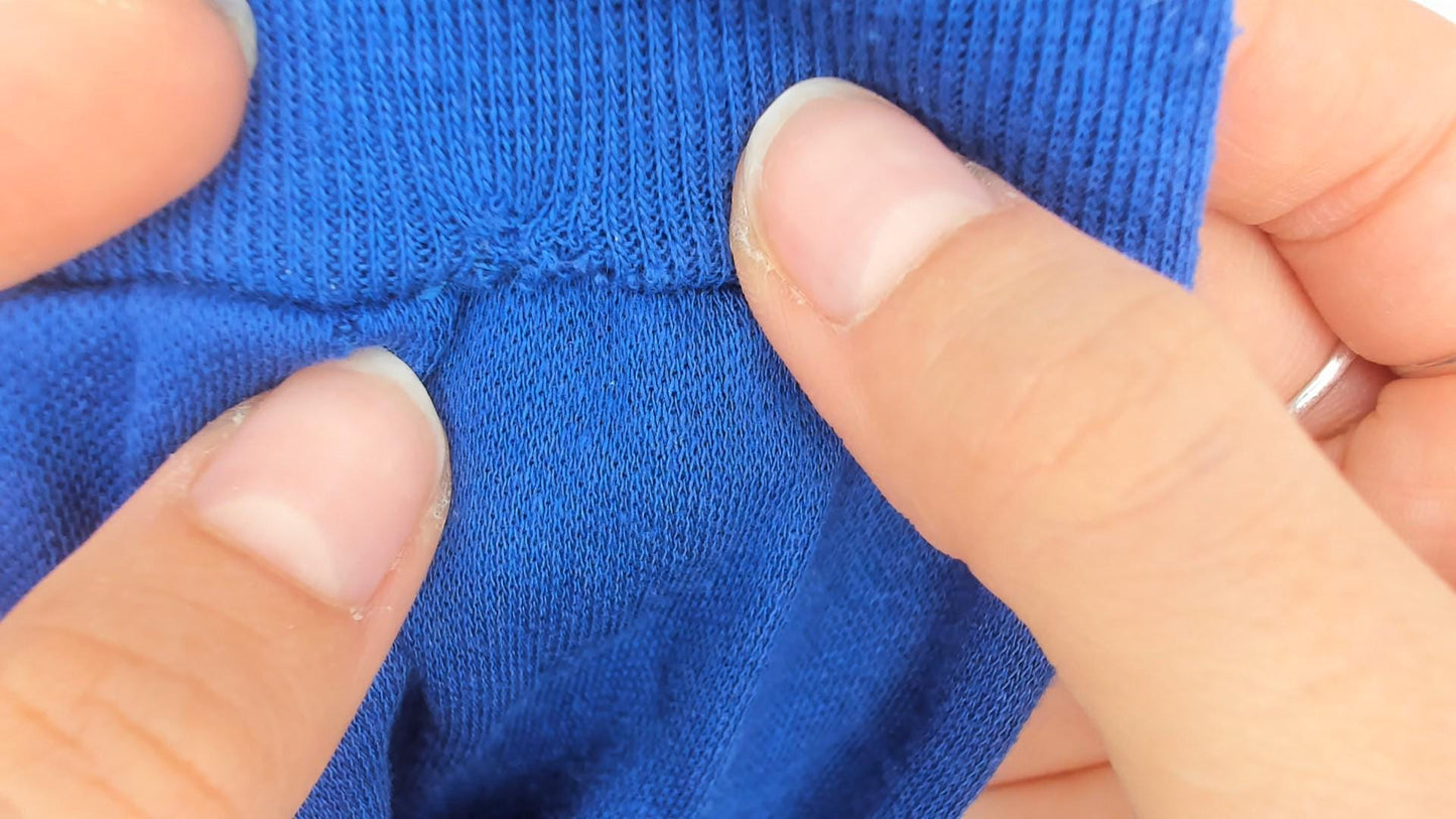 80s Favorites Brand Royal Blue Turtleneck Long Sleeve Cotton Blend Extra Large XL