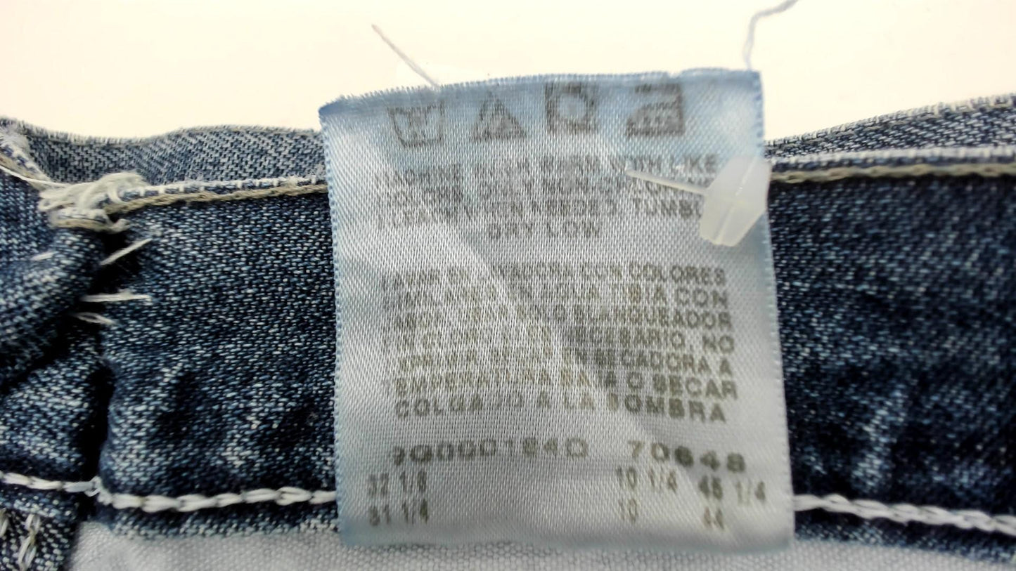90s Wrangler Denim Cargo Shorts High Waist Blue Jean Medium 30