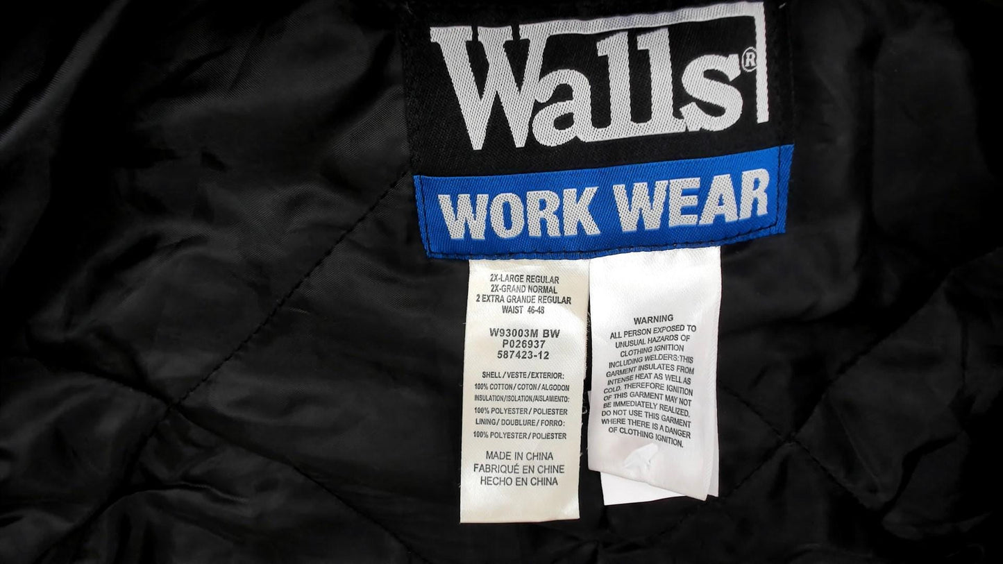 Y2K Walls Work Wear Tan Cargo Overalls XXL Adjustable Straps