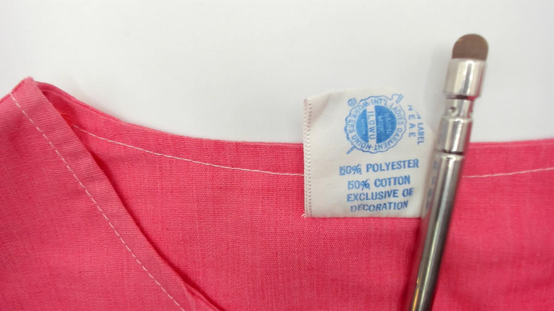 70s Hot Pink Montgomery Ward Mod Mini Dress Zipper Front Sleeveless Small