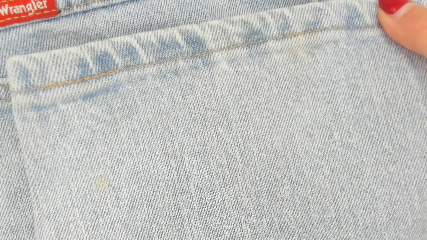 Wrangler Straight Leg Jeans 2000s Light Wash Mid Rise 34x29