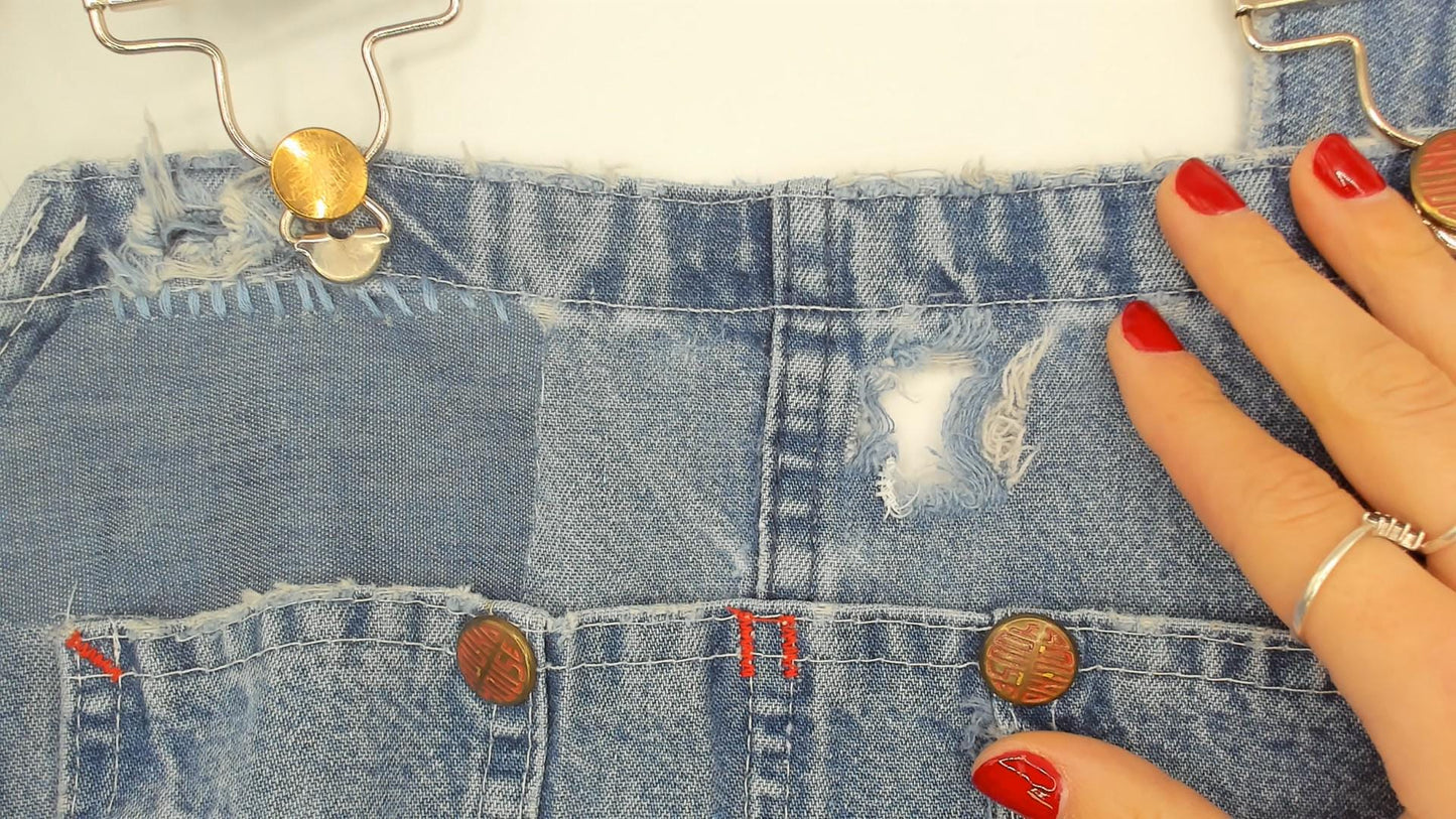 90s Light Wash Denim Bib Overalls Baggy Carpenter Distressed Plus Size XXL