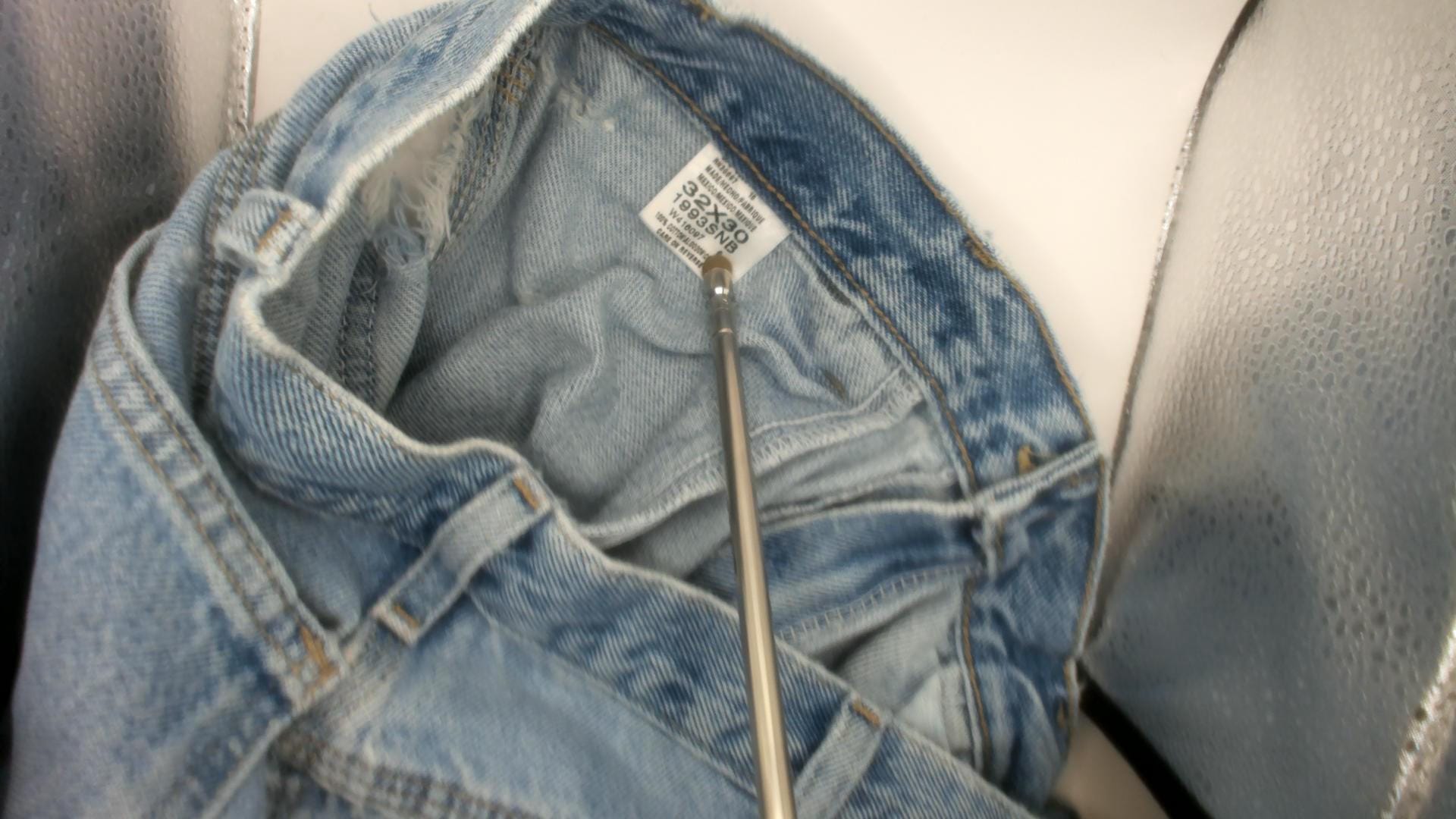 Dickies Carpenter Jeans 2000s Light Wash Straight Leg Distressed Denim Small