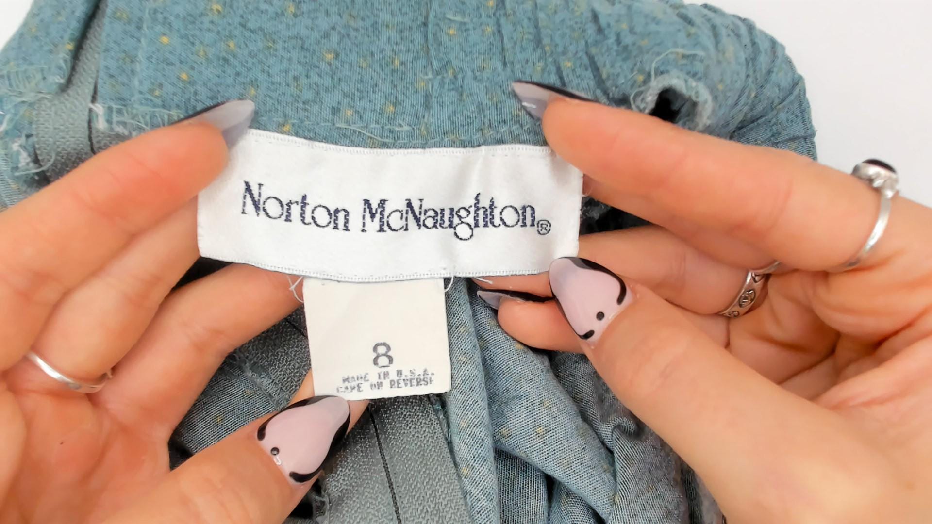 80s Norton Mcnaughton Teal Pleated Midi Skirt High Waist A-Line Medium