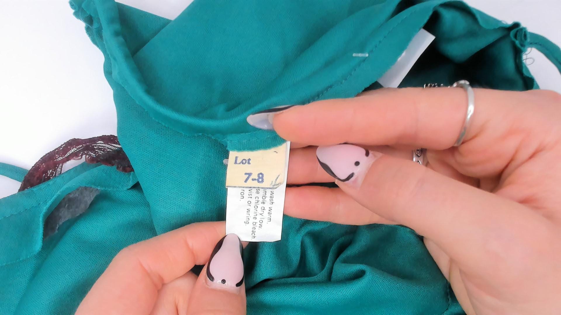 70s Teal Spaghetti Strap Sundress V Neck Gathered Waist Knee Length Extra Small