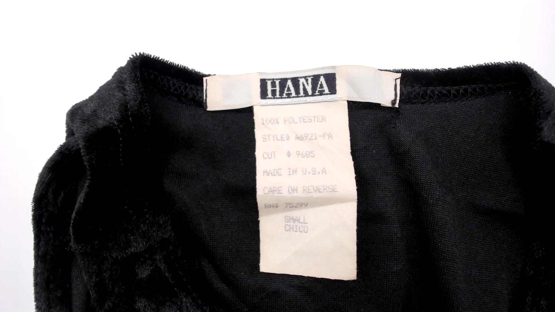 90s Hana Black Crushed Velvet Maxi Dress Sleeveless Scoop Neck Small S