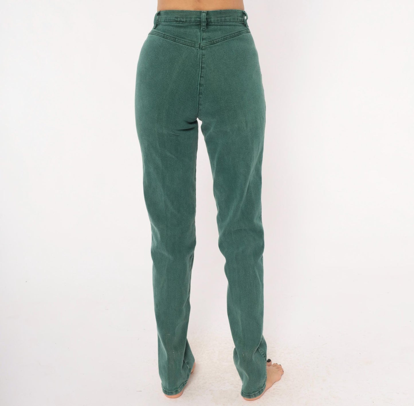 Y2K Roper Sage Green High Rise Straight Leg Jeans Extra Small XS