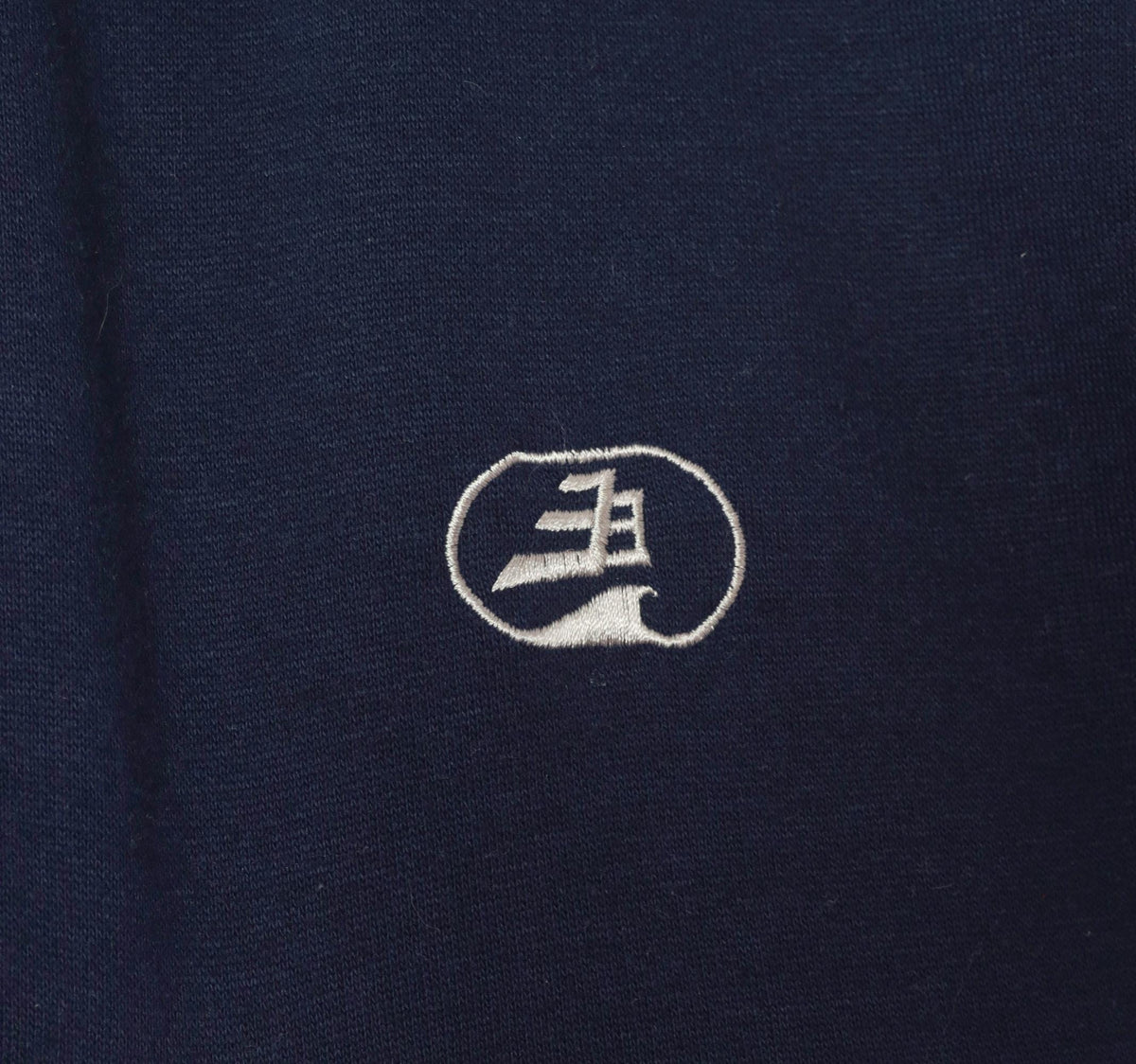 80s Puritan Navy Henley Sweatshirt Grey Stripe Snap Placket Plus Size XXL