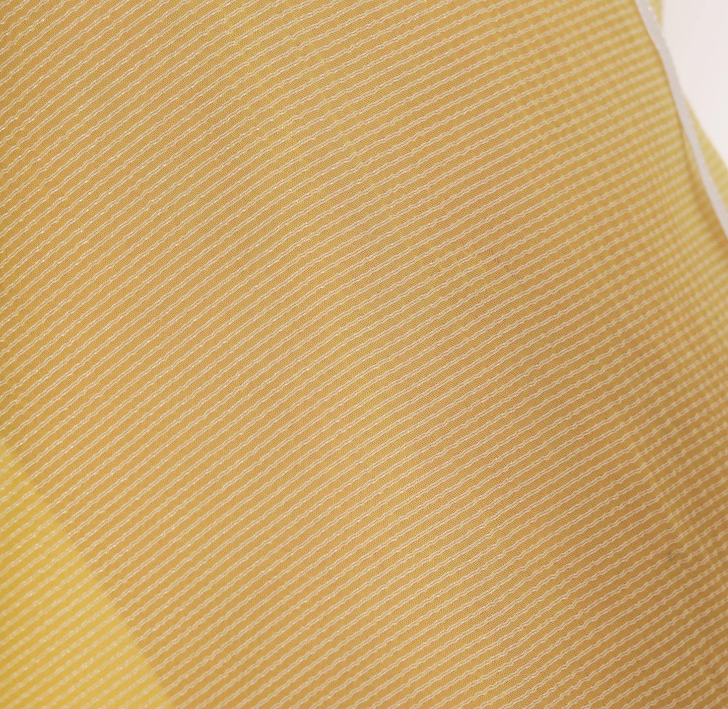 80s Yellow Sheer Circle Skirt Midi Ribbon Tie Lemon Chiffon Small