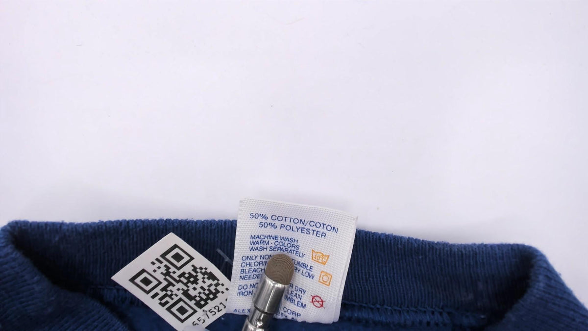 90s Jerzees Horse Sweatshirt Cobalt Blue Cropped Graphic Extra Small XS