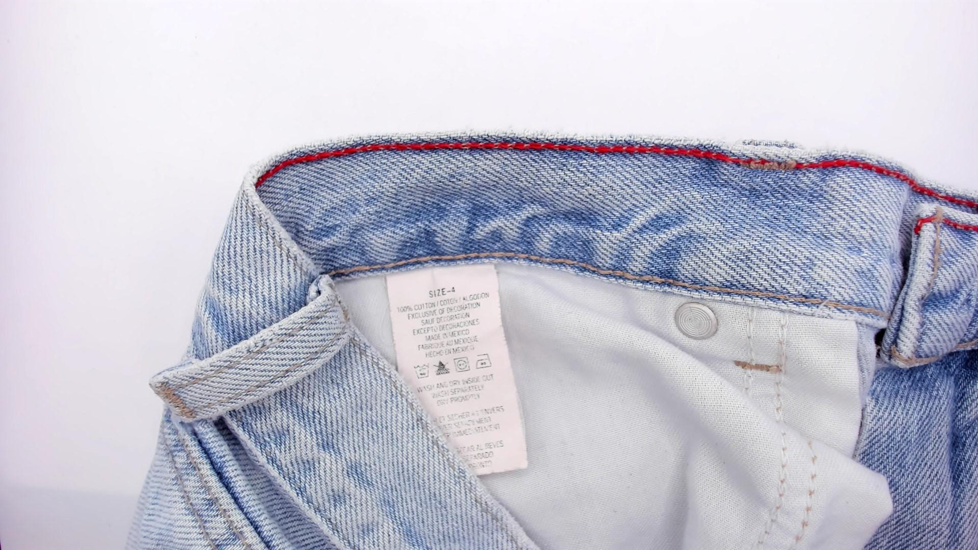 Tommy Hilfiger Y2K Light Wash Denim Cropped Ankle Jeans Small S