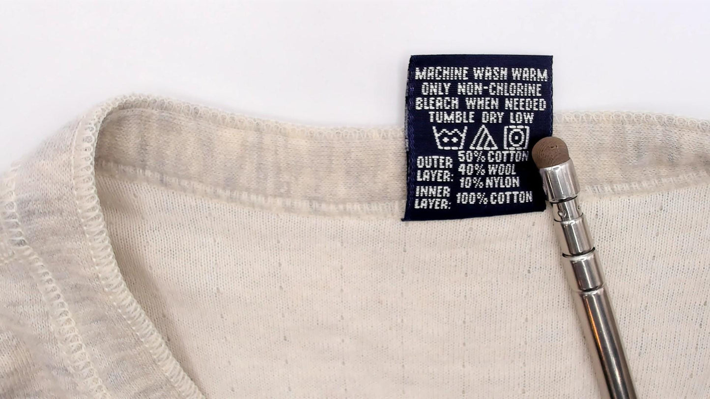 80s Duofold Union Suit Thermal Onesie Cream Cotton Wool Drop Seat Medium