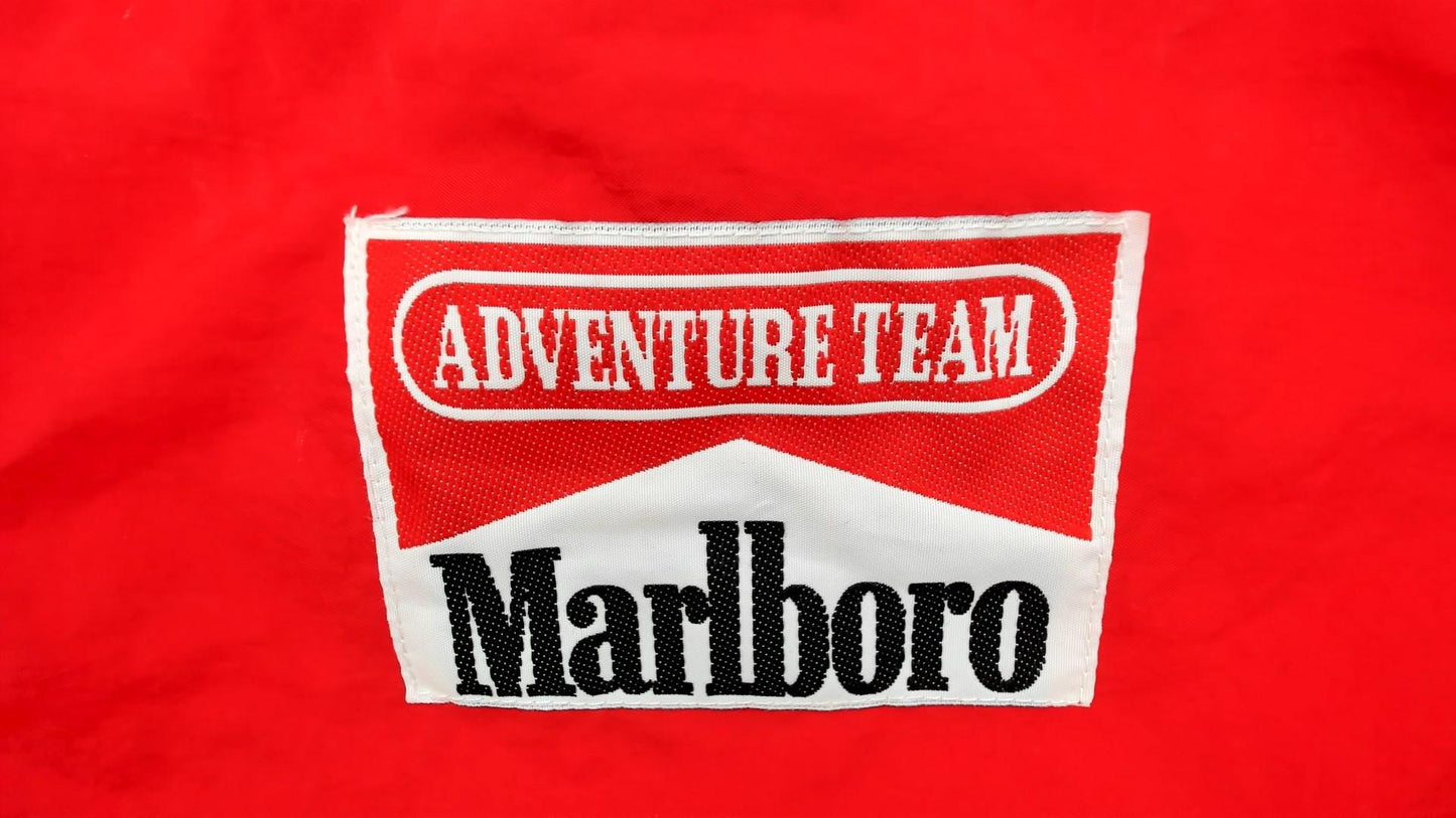 90s Marlboro Adventure Team Tracksuit Red Black Yellow Nylon Jacket Pants Extra Large XXL