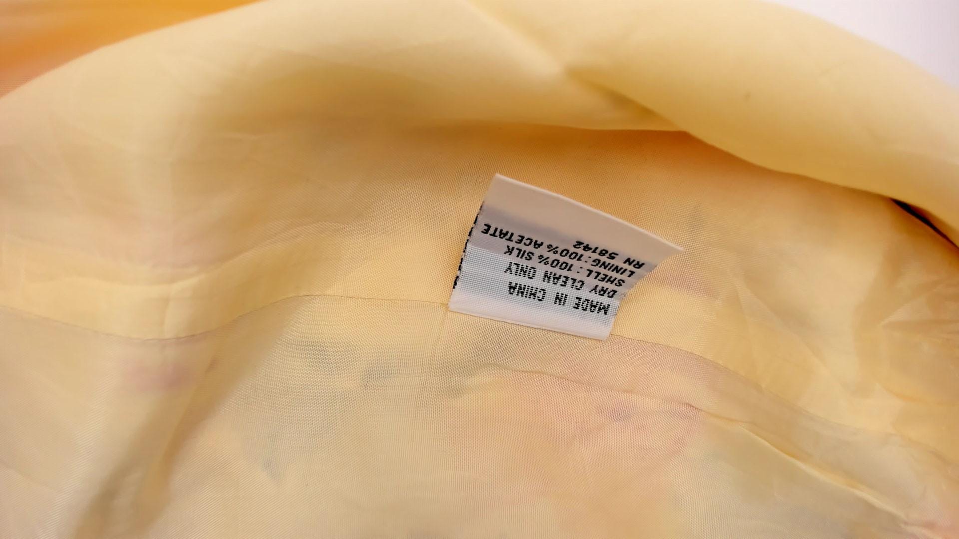 90s Silk Maxi Dress Yellow Floral Rose Print Shift Sleeveless Large L