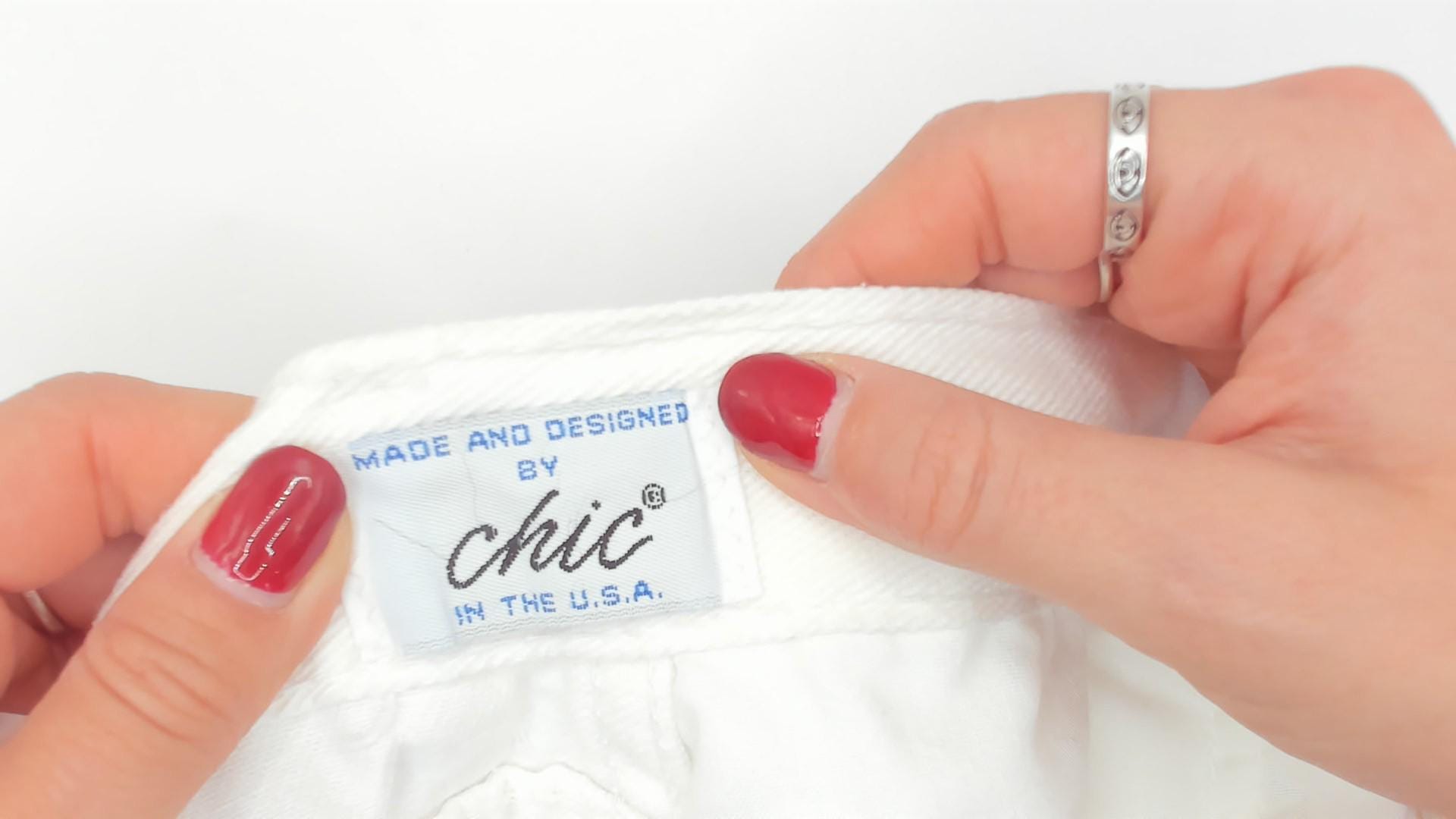 90s Chic White Denim Pencil Skirt High Waisted Mini Cotton Medium M