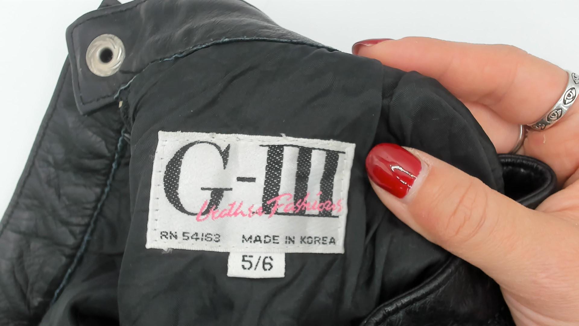 90s G 3 Leather Fashions Black Leather Pencil Skirt High Waist Midi XS