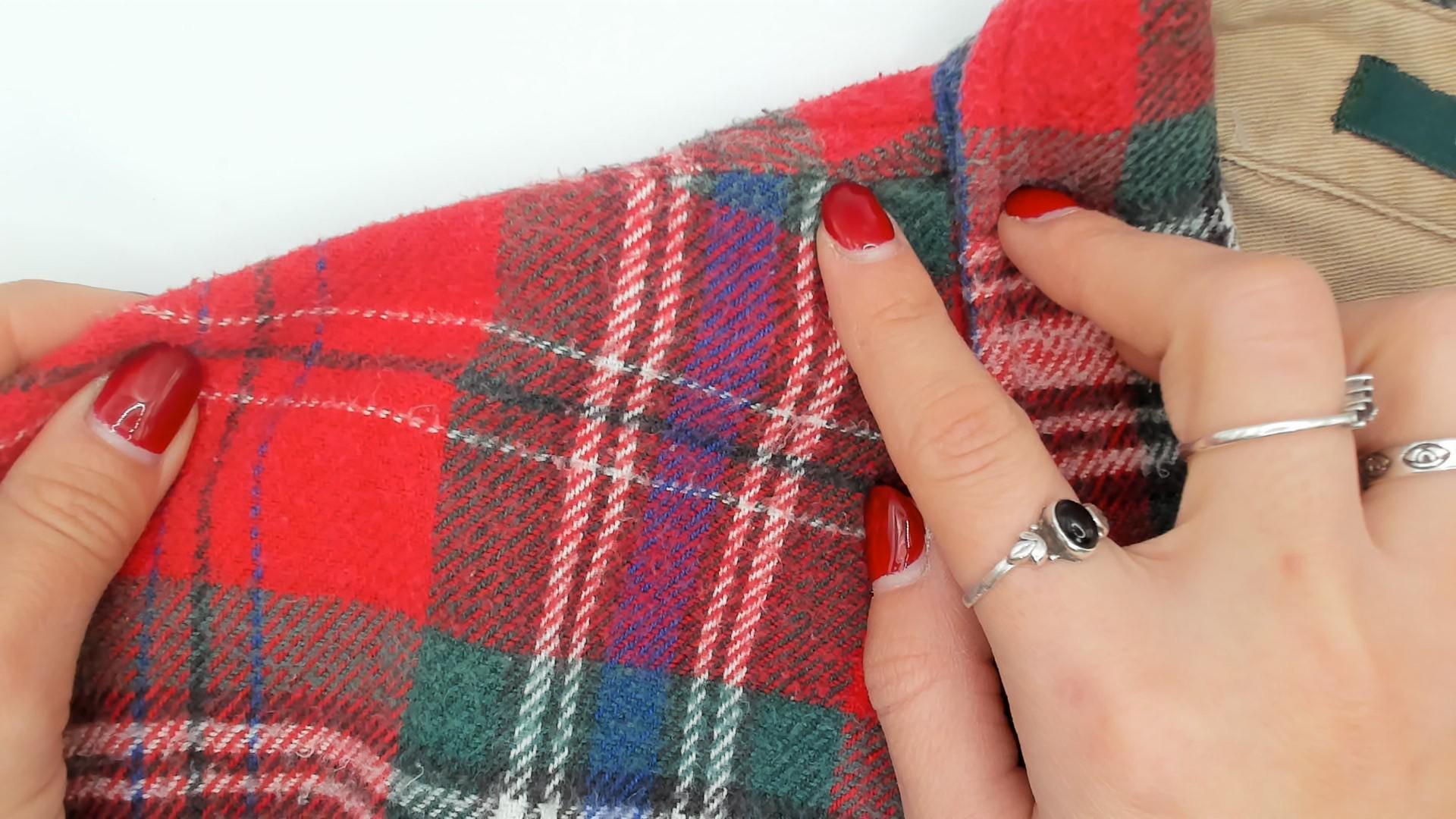 90s Claybrooke Outdoors Flannel Shirt Red Tartan Plaid Cotton Button Down Large
