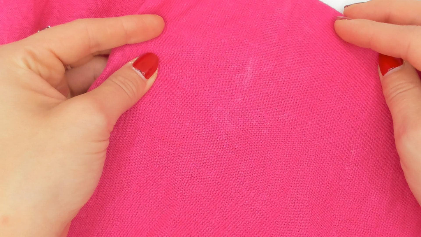 80s Brooks Brothers Fuchsia Linen Camp Collar Shirt Button Front Medium M