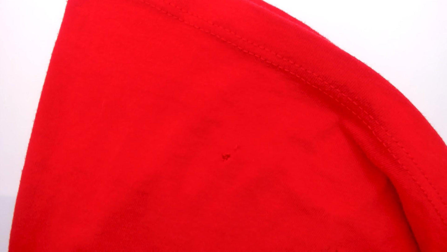 80s Stedman Pool Tournament Polo Shirt Red Billiards Graphic Large L