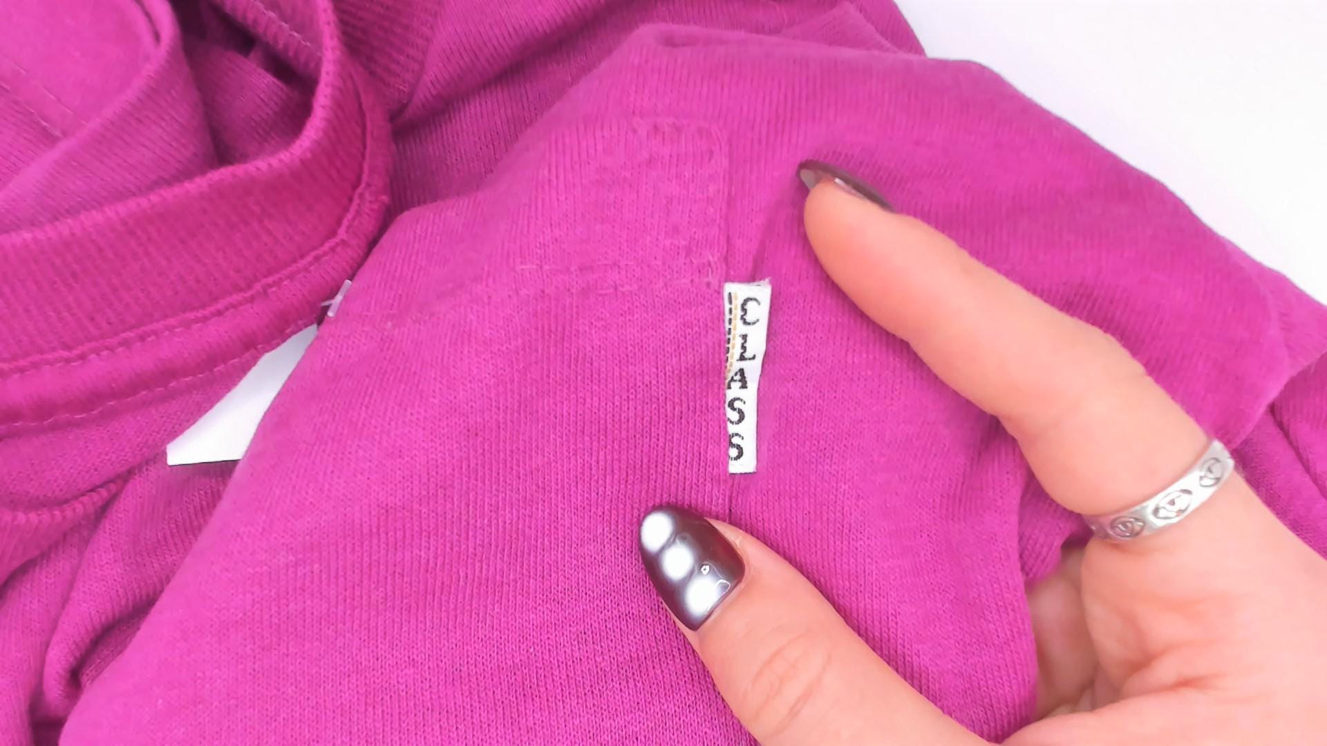 80s Plum Pocket Tee Cotton Crew Neck Boxy Short Sleeve Medium