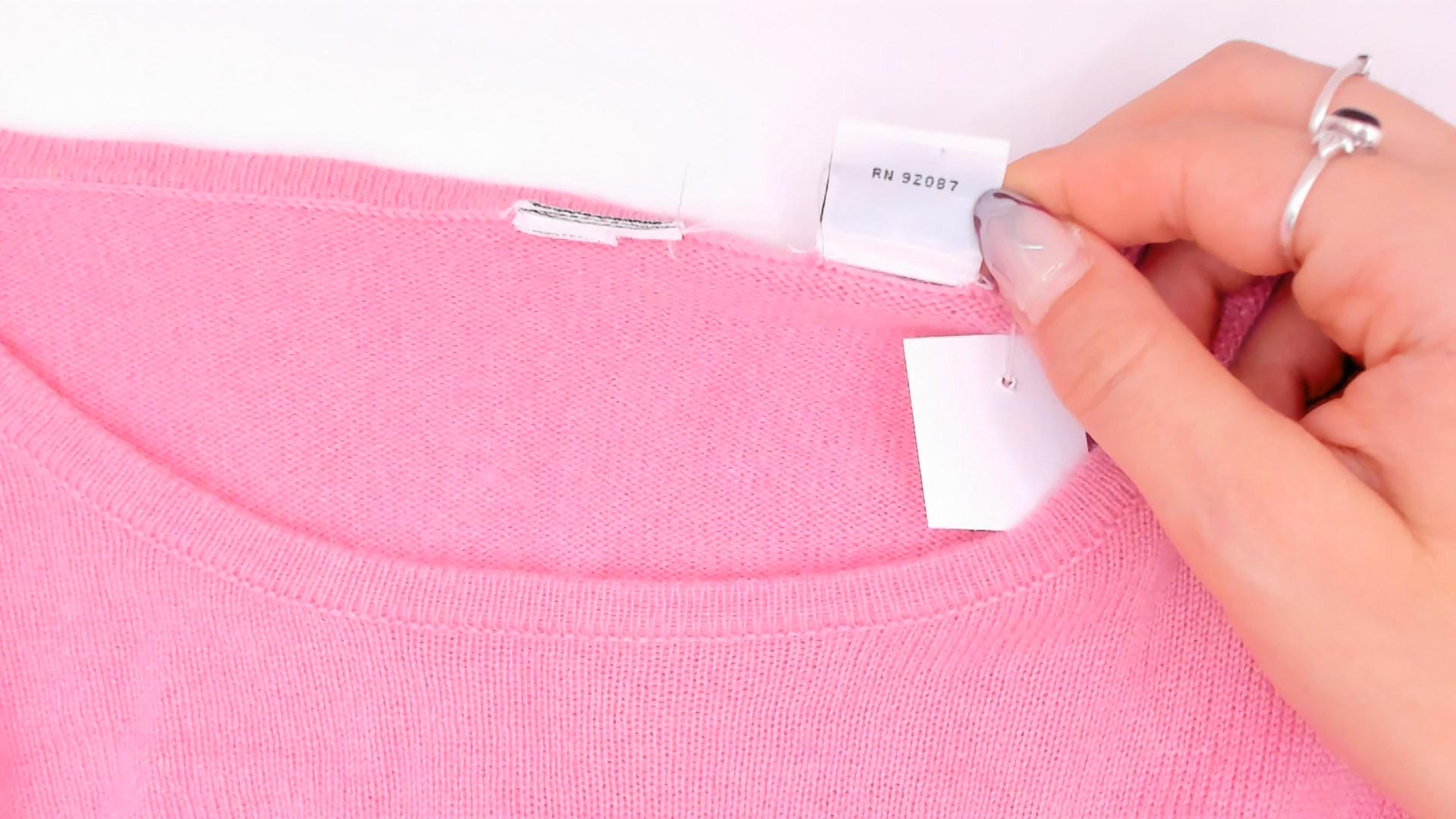Y2K Rose Silk Cashmere Knit Tee Pink Scoop Neck Short Sleeve Large L