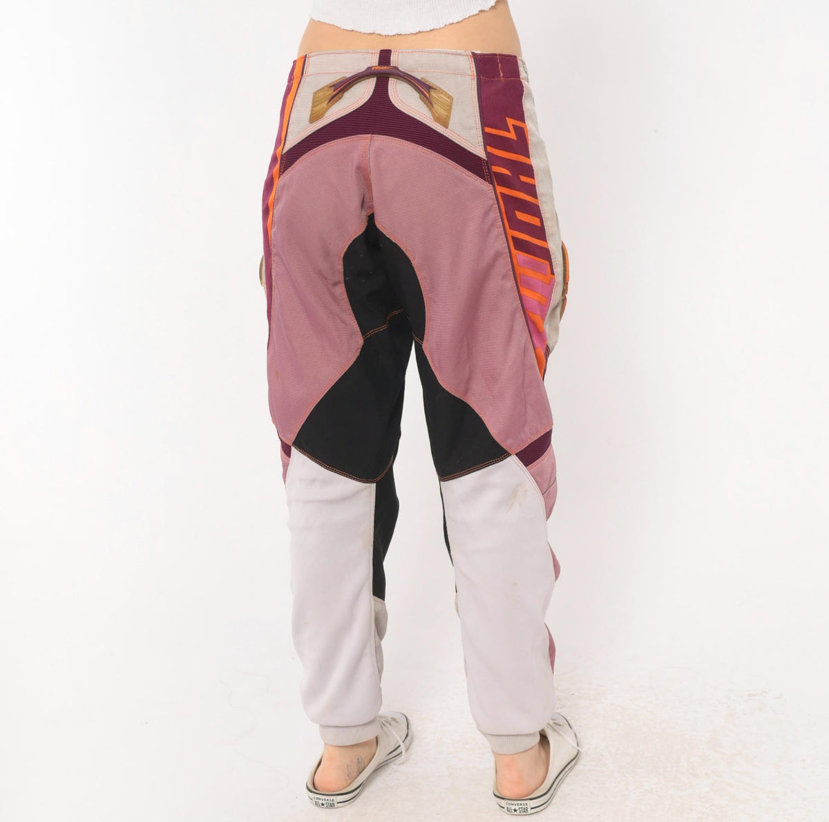 Thor Motocross Pants 2000s Purple Orange Pink Color Block Racing Moto Small