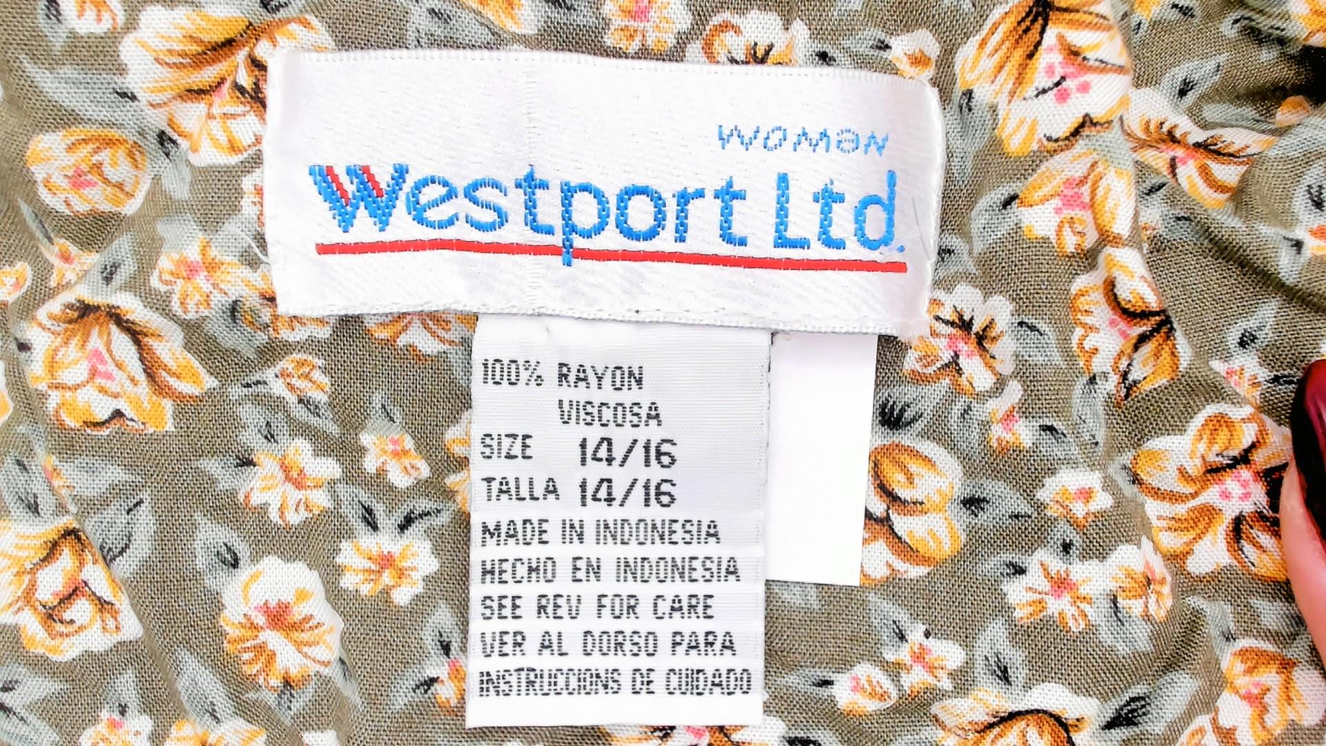 90s Westport Ltd. Floral Midi Romper Button Front Calico Print Olive Cream Extra Large XXL