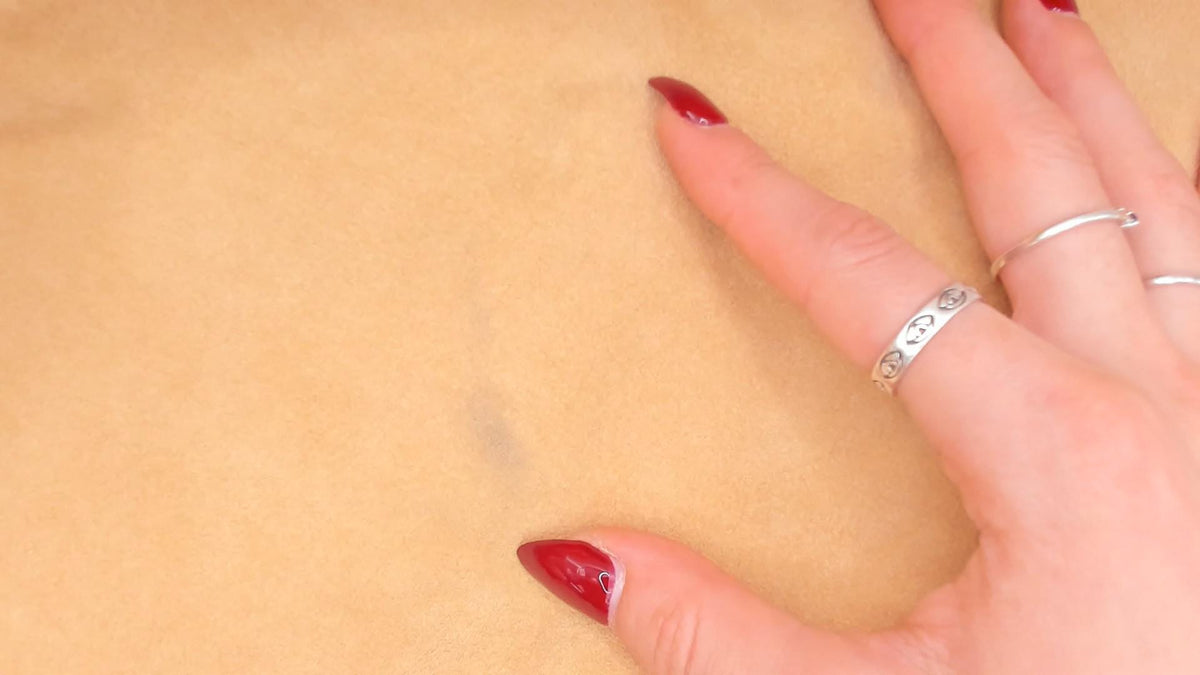 70s Tan Faux Suede Lace-Up Tunic Shirt Pointed Collar Long Sleeve Large L