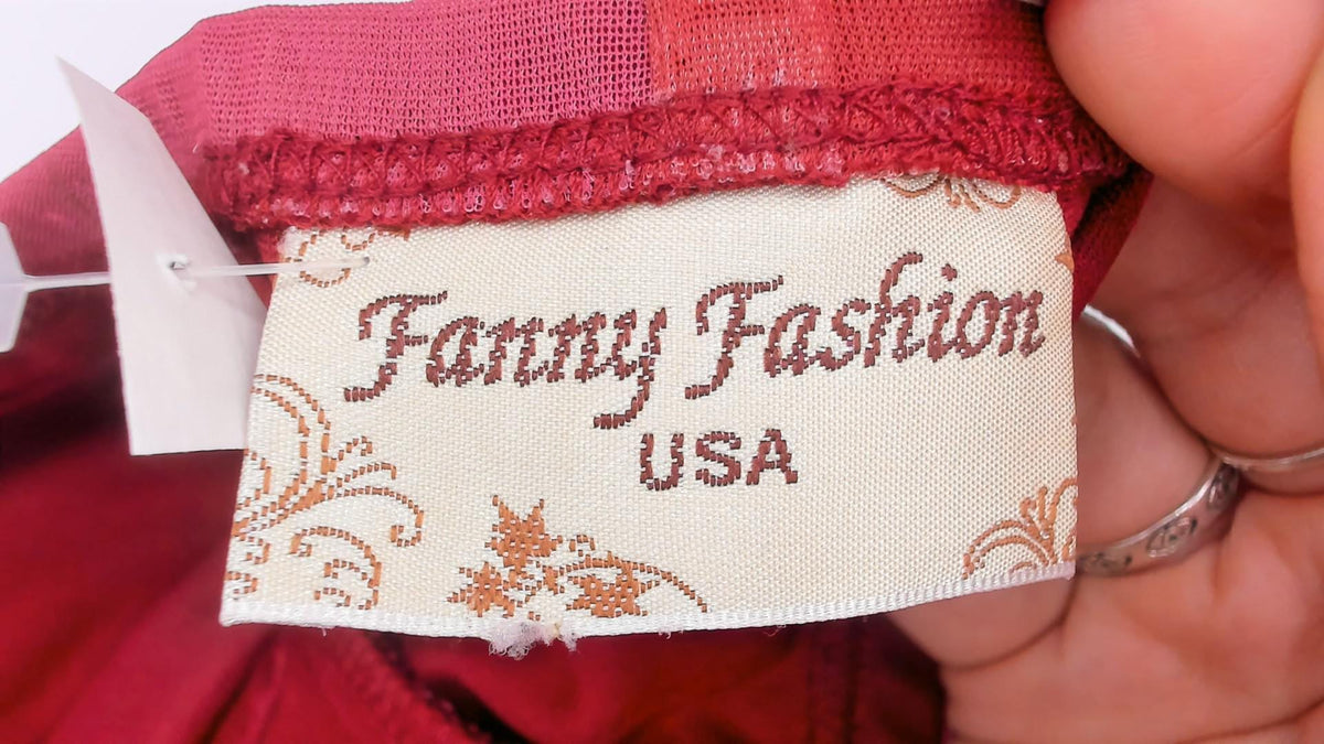 00s Fanny Fashion Burgundy Ombre Halter Dress Deep V Neck Mesh Floral Glitter Small