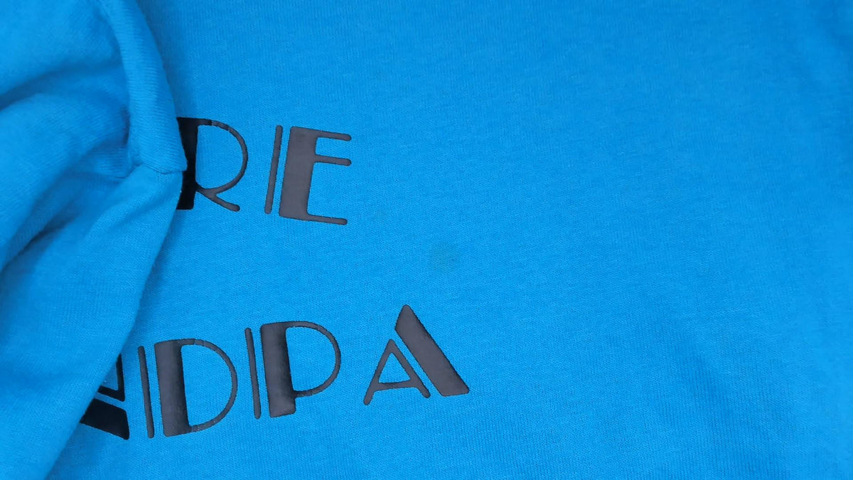 90s Jerzees Future Grandpa Graphic Tee Teal Cotton Large L