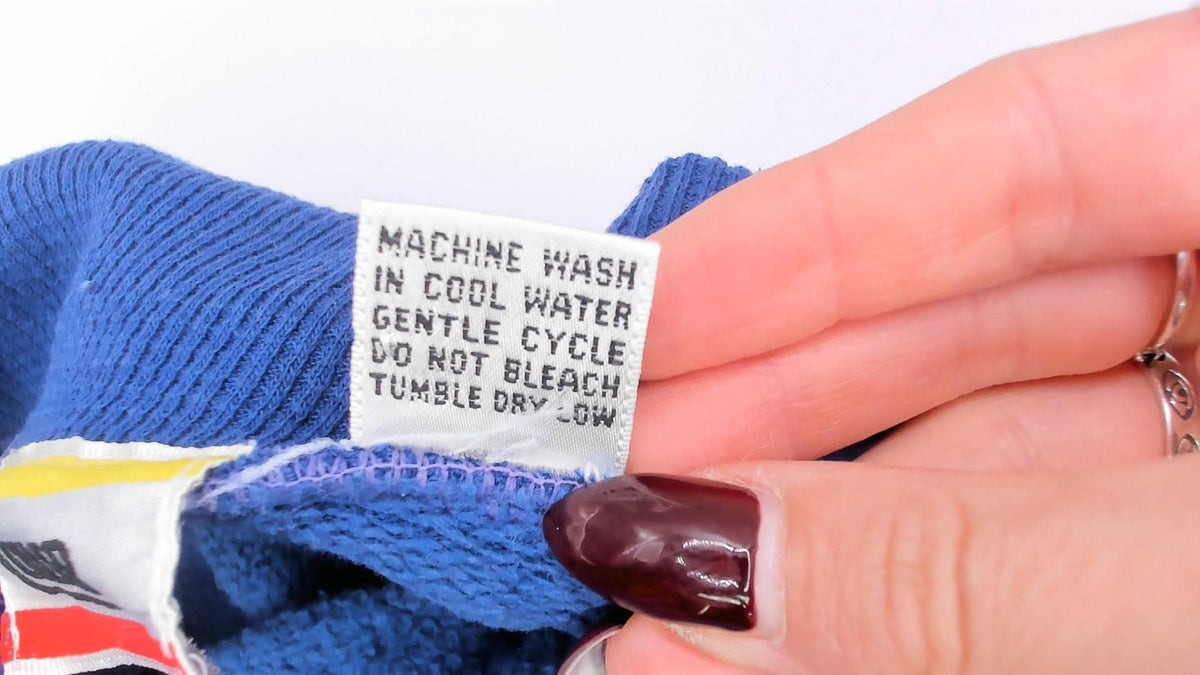 80s Cobalt Sweatshirt Chevron Quilted Panel Collared Cotler Small