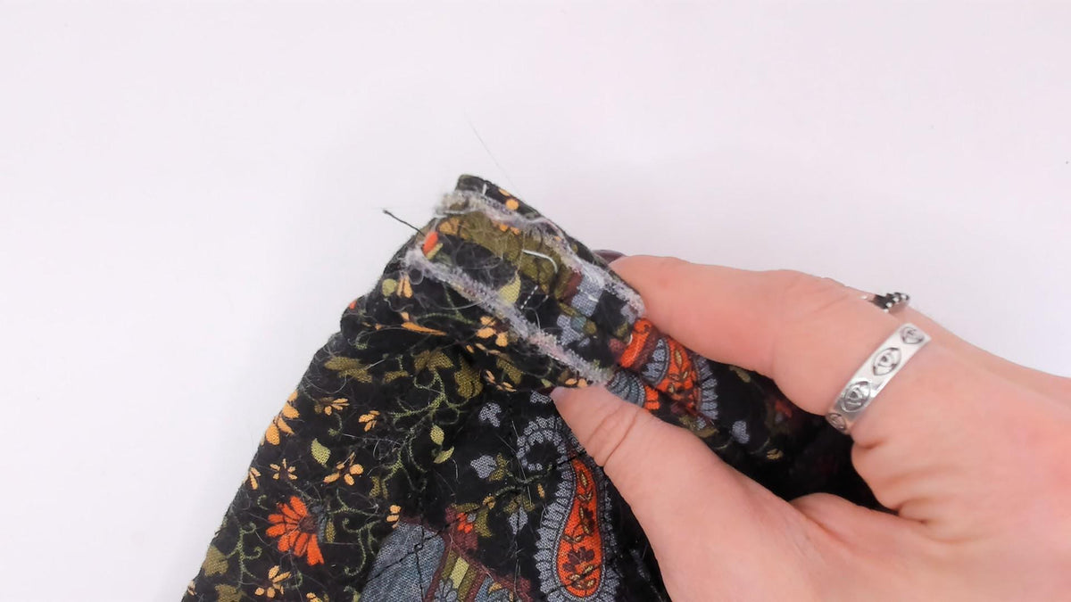 90s Patchwork Floral Shorts Black Paisley Quilted High Rise Small